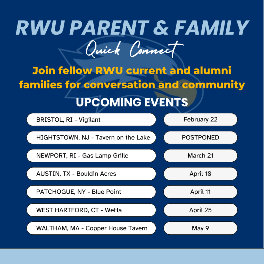 RWU Parent and Family Events Roger Williams University